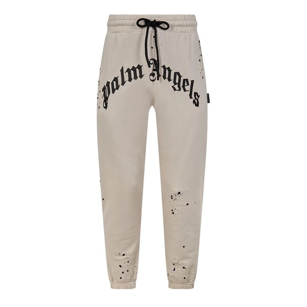 Palm Angels Glitter Joggers - White
